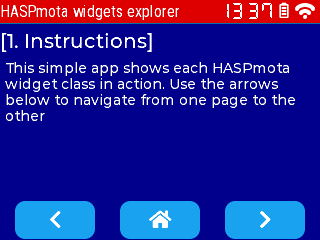 HASPmota label