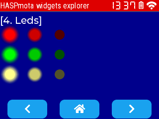 HASPmota led