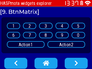HASPmota btnmatrix