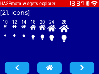 HASPmota icons