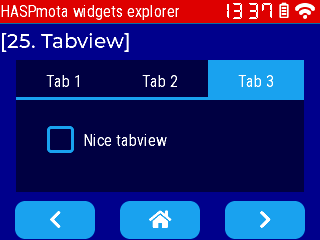 HASPmota tabview