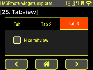 HASPmota tabview