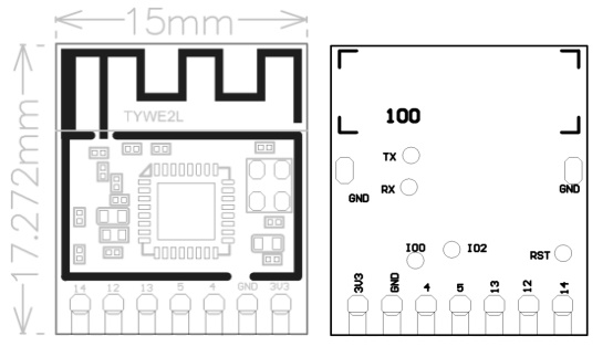 TYWE2L Pinout