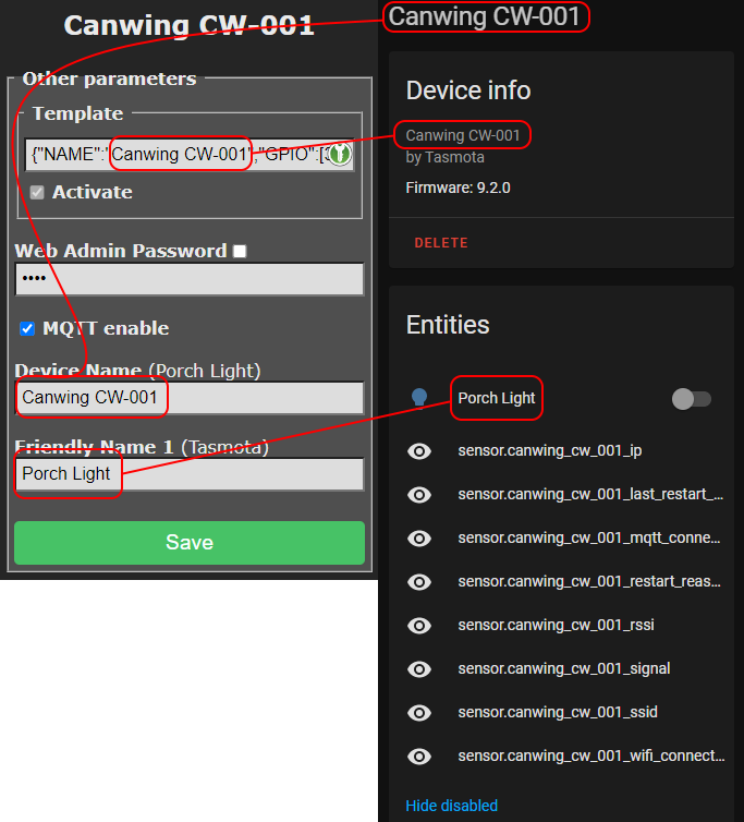 Shelly Plus 1 ESP32 Smart Relay  TASMOTA and Home Assistant 